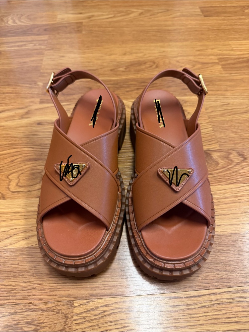 Like New Brown Sandals